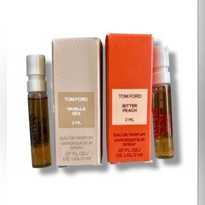 Bundle of Tom Ford Vanilla Sex and Bitter Peach Perfume Travel Size